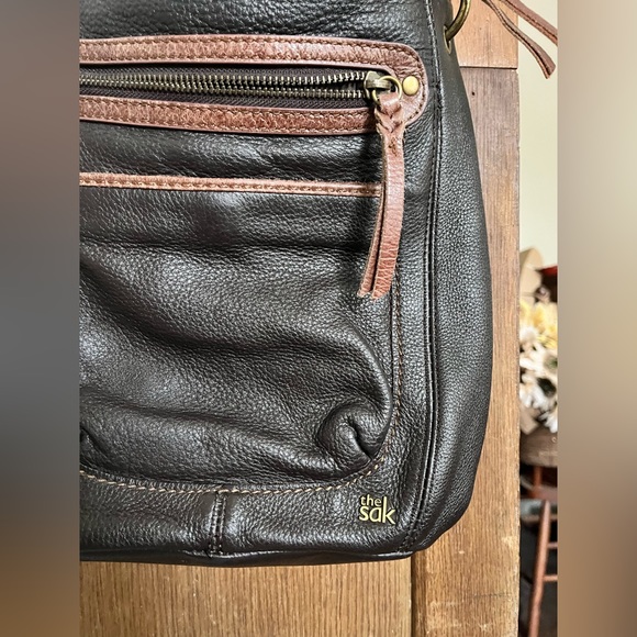 The Sak Laurel Crossbody Dark Brown Leather - Picture 2 of 8
